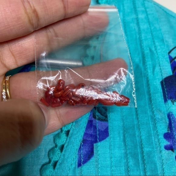 Soft Surroundings Seychelles Fish Print Tunic Dress in Aqua Size XS - Picture 6 of 8